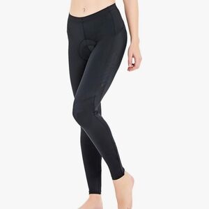 Black Cycling 3D Padded Long Bike Pants/Leggings Women's Size L (Runs small)